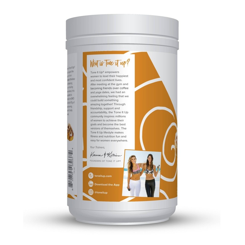 slide 3 of 3, Tone It Up Plant Based Protein Powder - Cinnamon Roll, 14.32 oz