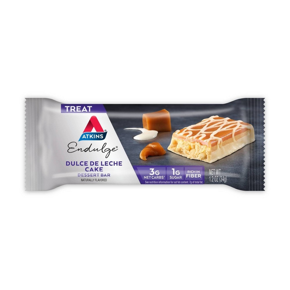 slide 2 of 3, Atkins Endulge Dessert Bars - Dulce de Leche, 5 ct