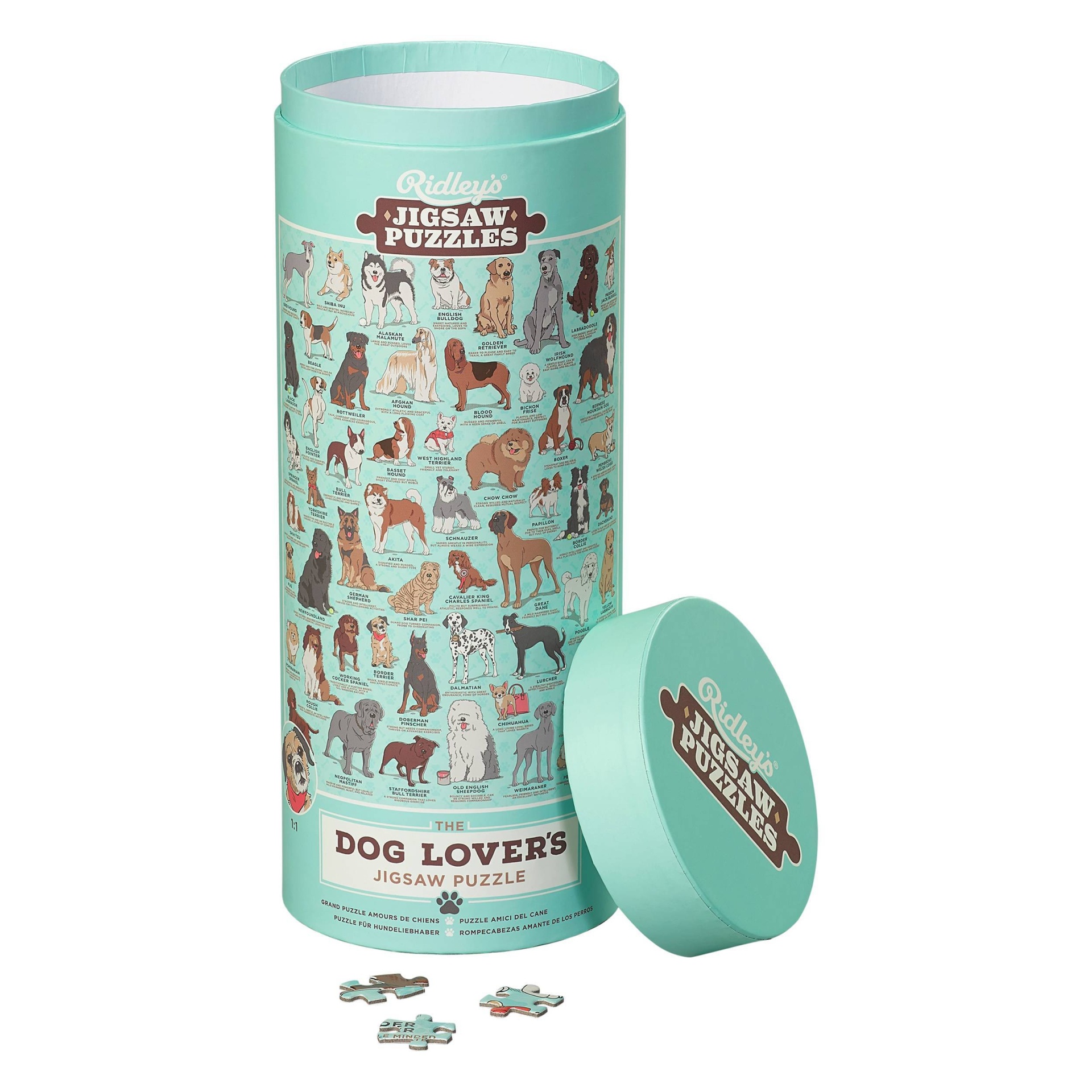 slide 1 of 3, Ridley's 500pc Dog Lover's Jigsaw Puzzle, 500 ct