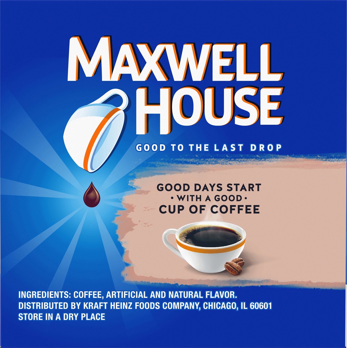 slide 8 of 11, Maxwell House Vanilla Hazelnut K-Cup Coffee Pods, 12 ct Box, 12 ct; 3.7 oz