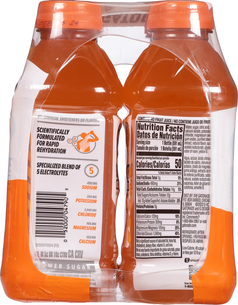 slide 11 of 13, Gatorlyte Electrolyte Beverage Orange - 4 ct, 4 ct