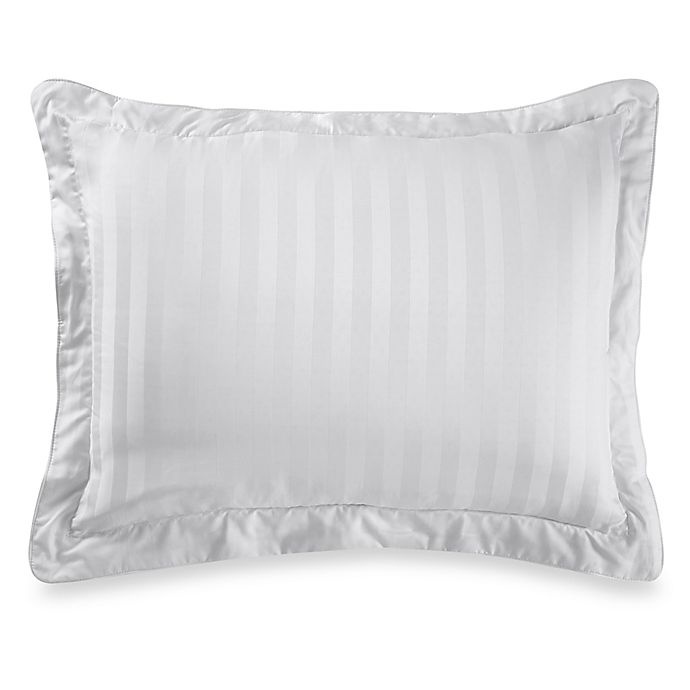 slide 1 of 1, Wamsutta 500-Thread-Count PimaCott Damask Standard Pillow Sham - White, 1 ct