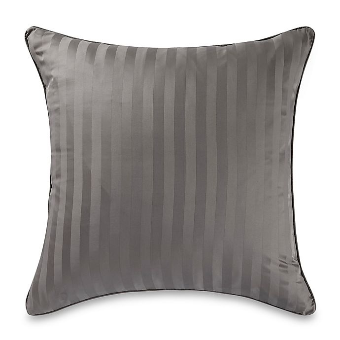 slide 1 of 1, Wamsutta 500-Thread-Count PimaCott Damask European Pillow Sham - Grey, 1 ct