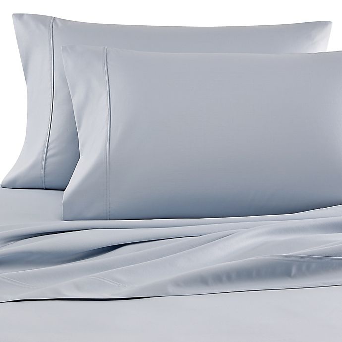 slide 1 of 1, Wamsutta 620 Cotton Standard Pillowcases - Light Blue, 2 ct