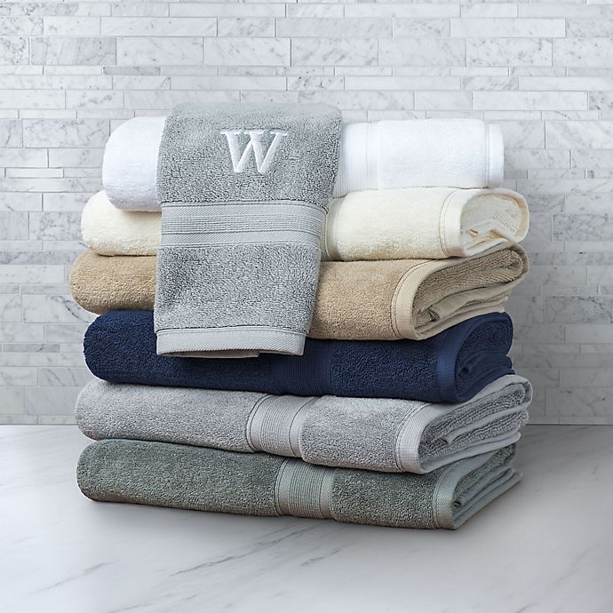 slide 2 of 15, Wamsutta Icon PimaCott Hand Towel - Washed Charcoal, 1 ct