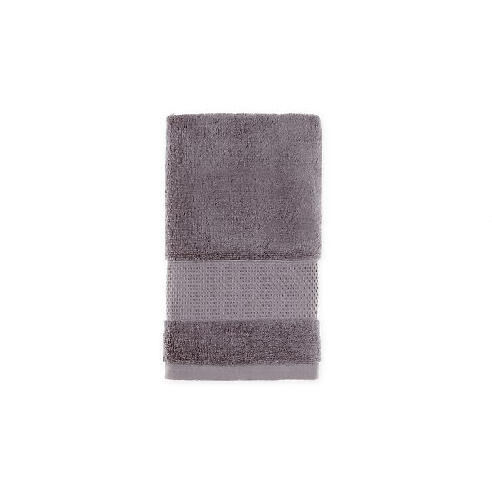 slide 1 of 1, Therapedic Solid Hand Towel - Steel Grey, 1 ct