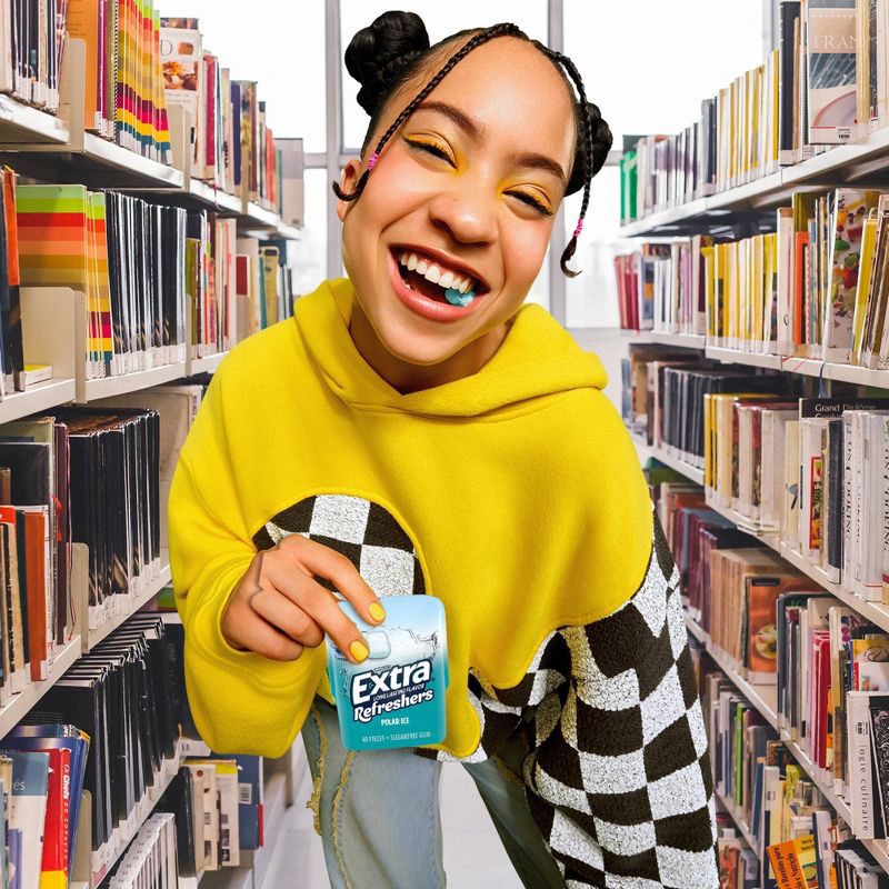 slide 6 of 9, Wrigley's EXTRA Refreshers Polar Ice Sugar-Free Gum - 40ct, 40 ct