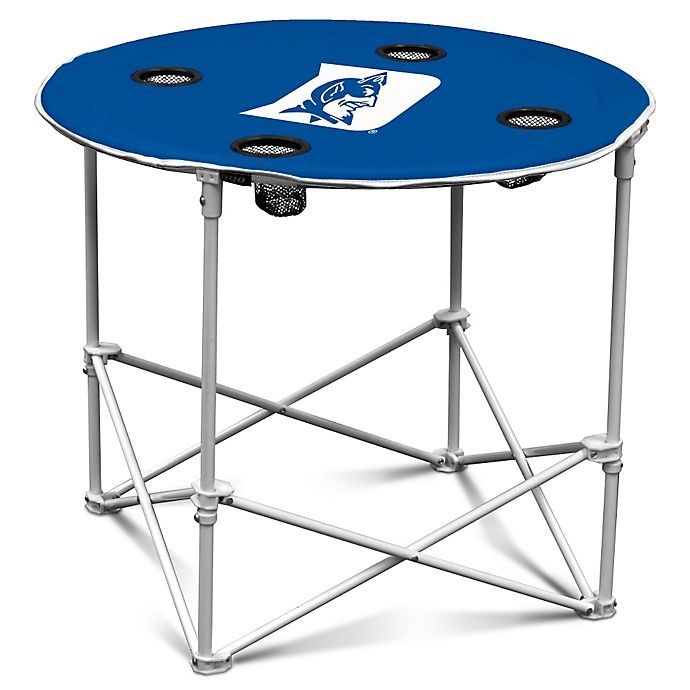 slide 1 of 1, NCAA Duke University Round Collapsible Table, 1 ct