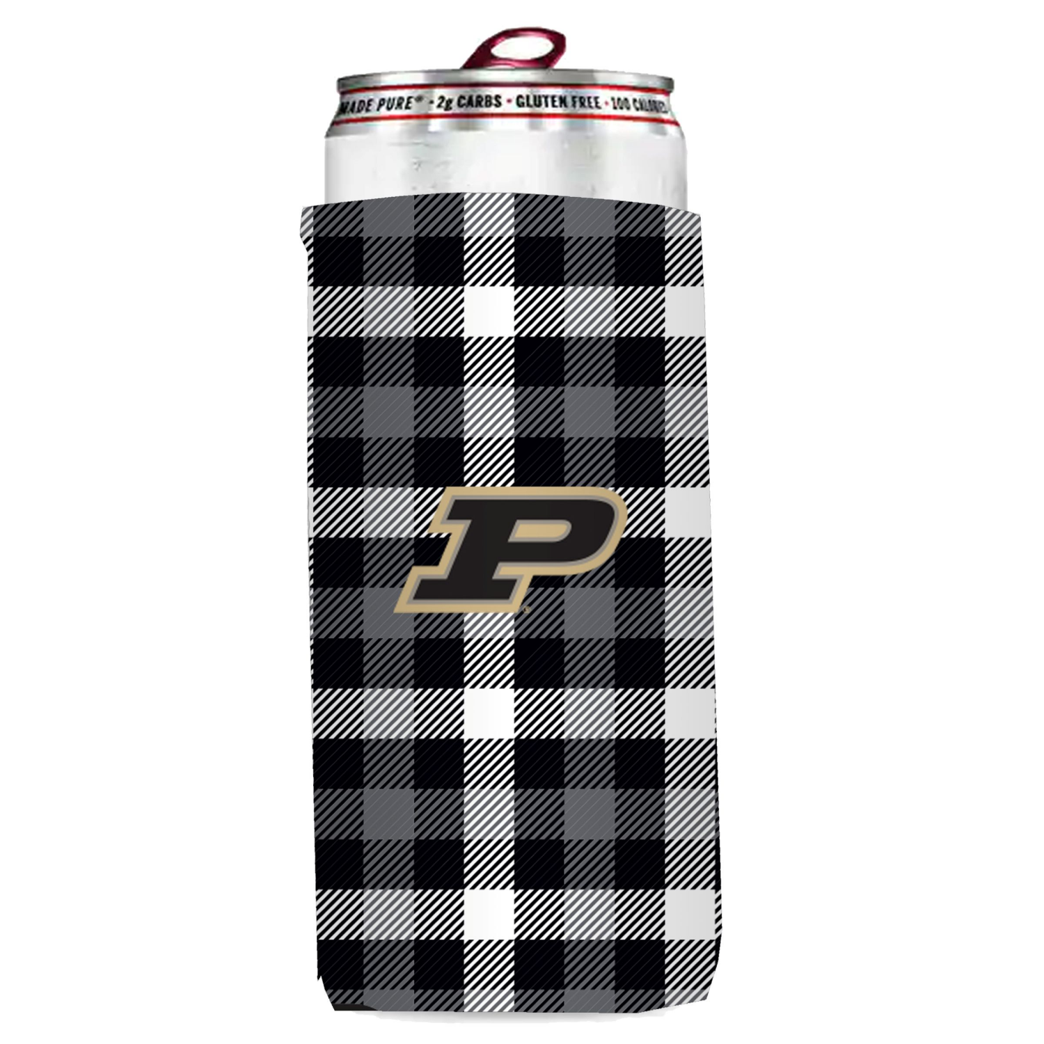 slide 1 of 1, Purdue Slim Can Coozie, 1 ct