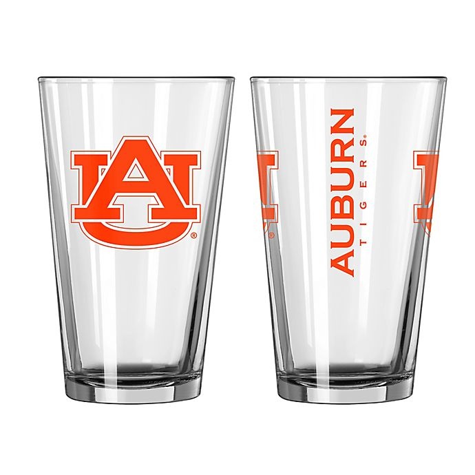 slide 1 of 1, NCAA Auburn Gameday Pint Glass, 16 oz