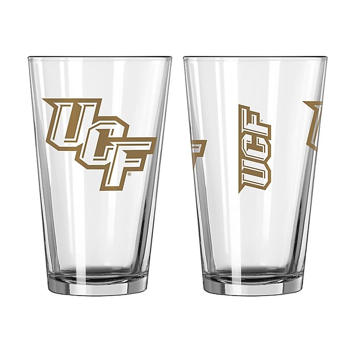 slide 1 of 1, NCAA Central Florida Gameday Pint Glass, 16 oz