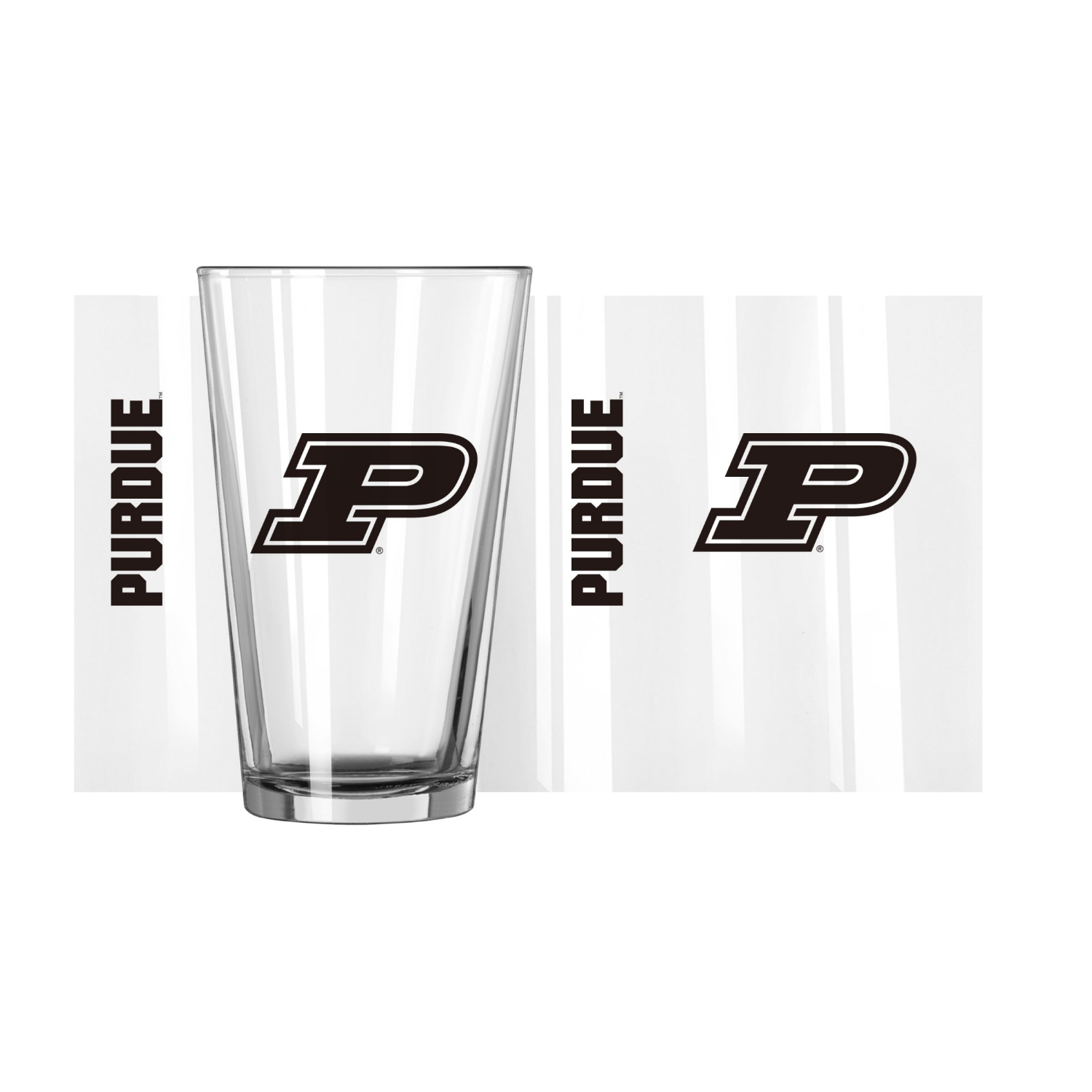 slide 1 of 1, Purdue 16oz Gameday Pint Glass, 16 oz