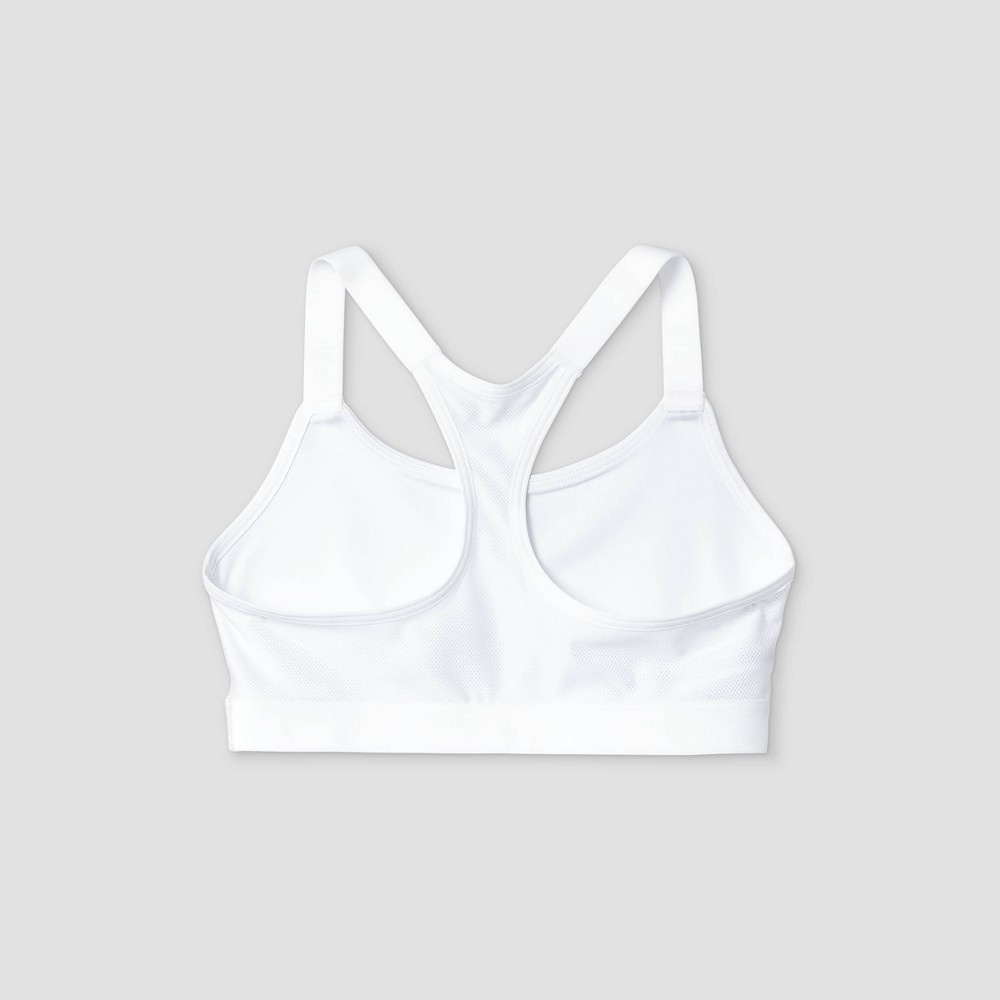 Girls' Microfiber Bra - All in Motion White S 1 ct | Shipt