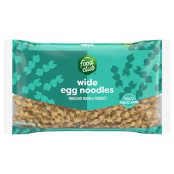 Food Club Wide Egg Noodles 16 oz