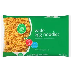 Food Club Wide Egg Noodles 16 oz