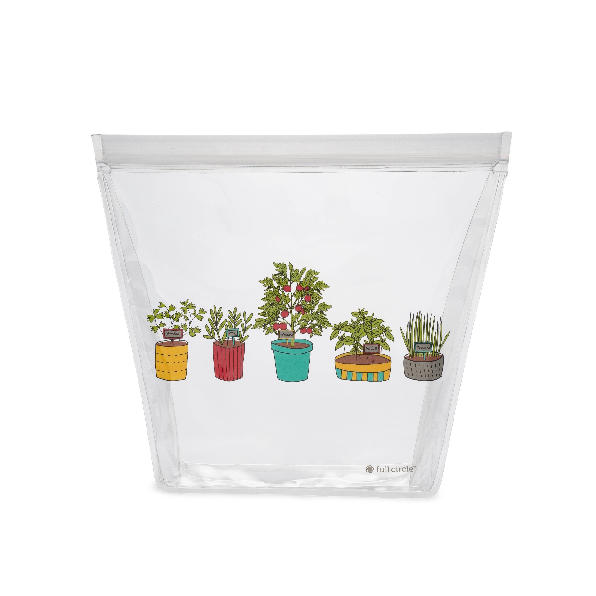 slide 1 of 2, Full Circle Market Reusable Storage Bag Garden, 1 gal