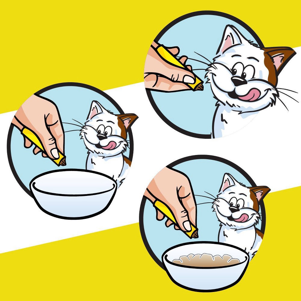 slide 3 of 7, Temptations Creamy Puree with Tuna Lickable Adult Cat Treats - 1.7oz, 1.7 oz