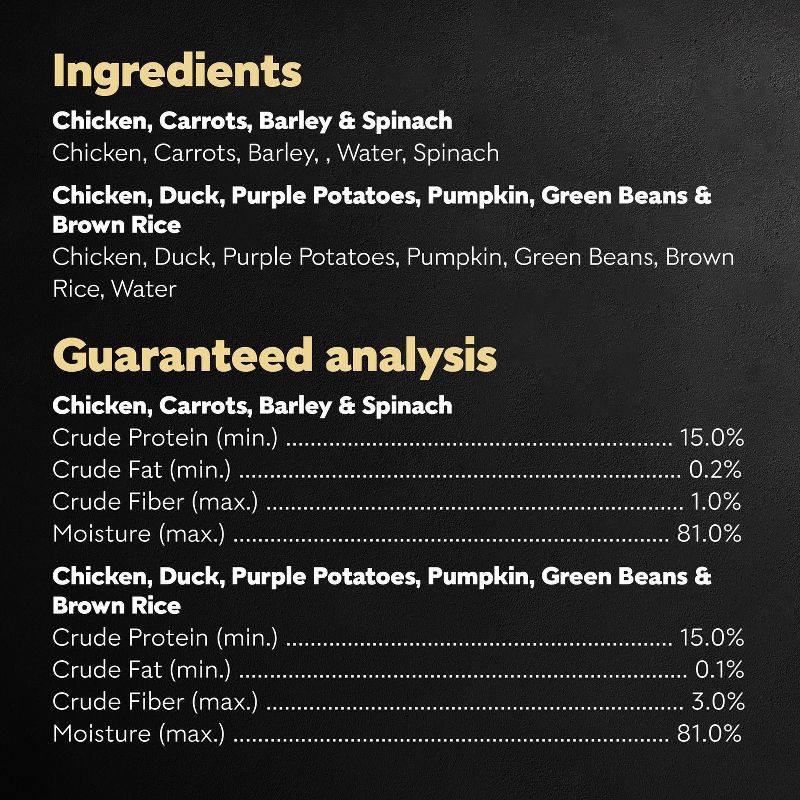 slide 7 of 12, Cesar Simply Crafted Chicken, Potato, Vegetable, Rice, Duck and Pumpkin Flavor Variety Pack Small Breed Wet Dog Food - 1.3oz/8ct, 1.3 oz, 8 ct
