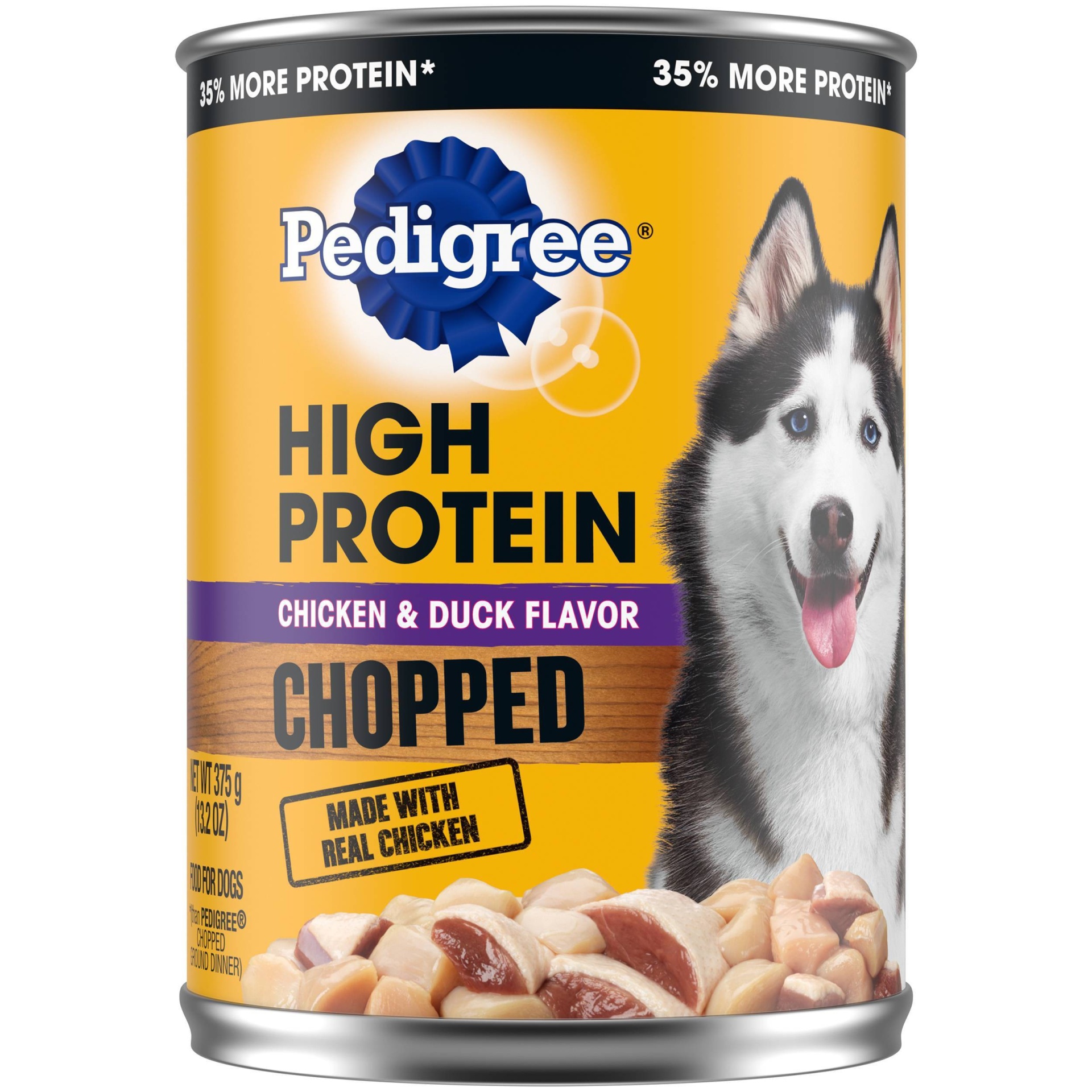 slide 1 of 4, Pedigree High Protein Wet Dog Food wih Chicken & Duck Flavor - 13.2oz, 13.2 oz