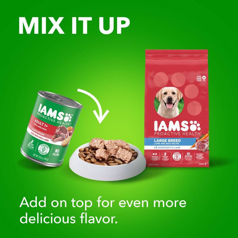slide 10 of 10, IAMS Proactive Health Lamb & Rice Recipe Large Breed Adult Dry Dog Food - 30lbs, 30 lb