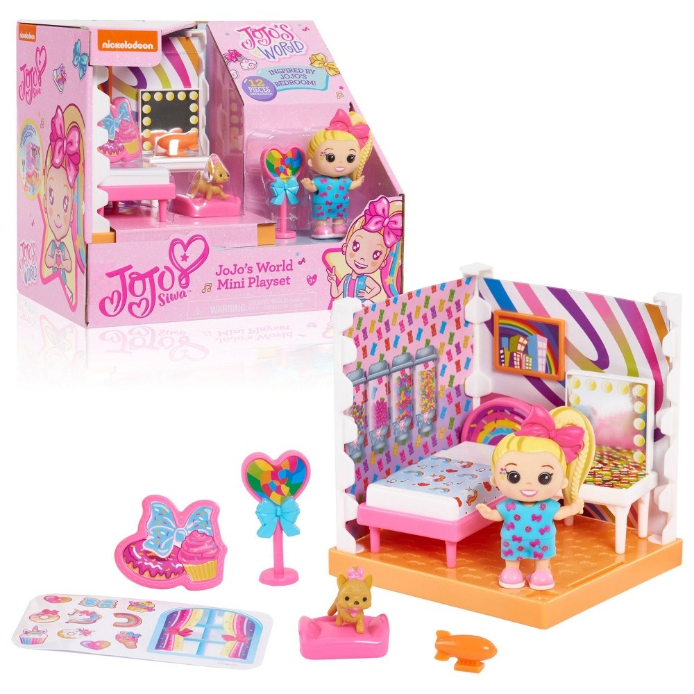 slide 2 of 7, Nickelodeon JoJo Siwa Jojo's World Mini Bedroom Playset, 1 ct
