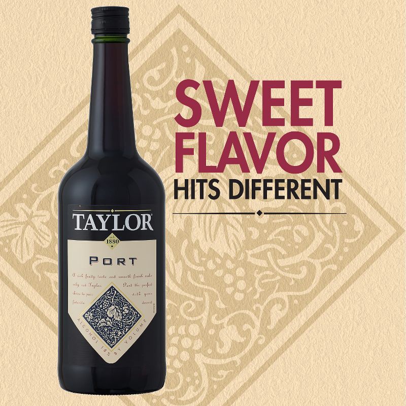 slide 5 of 8, Taylor Family Vineyards Taylor New York Dessert Port Wine - 750ml Bottle, 750 ml