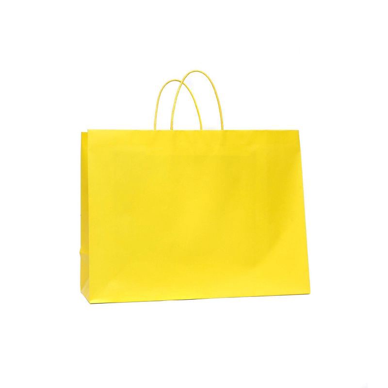 slide 1 of 3, Large Gift Bag Solid Yellow - Spritz™, 1 ct