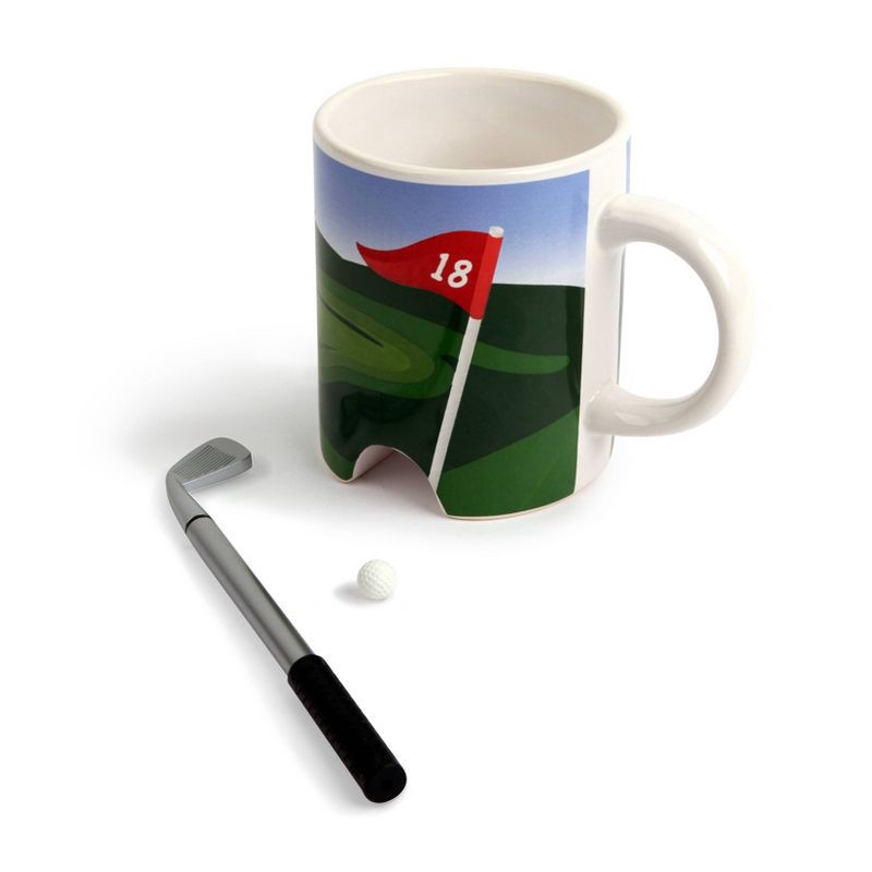 slide 1 of 3, Kikkerland 8oz Golf Putter Drinkware Mug, 8 oz