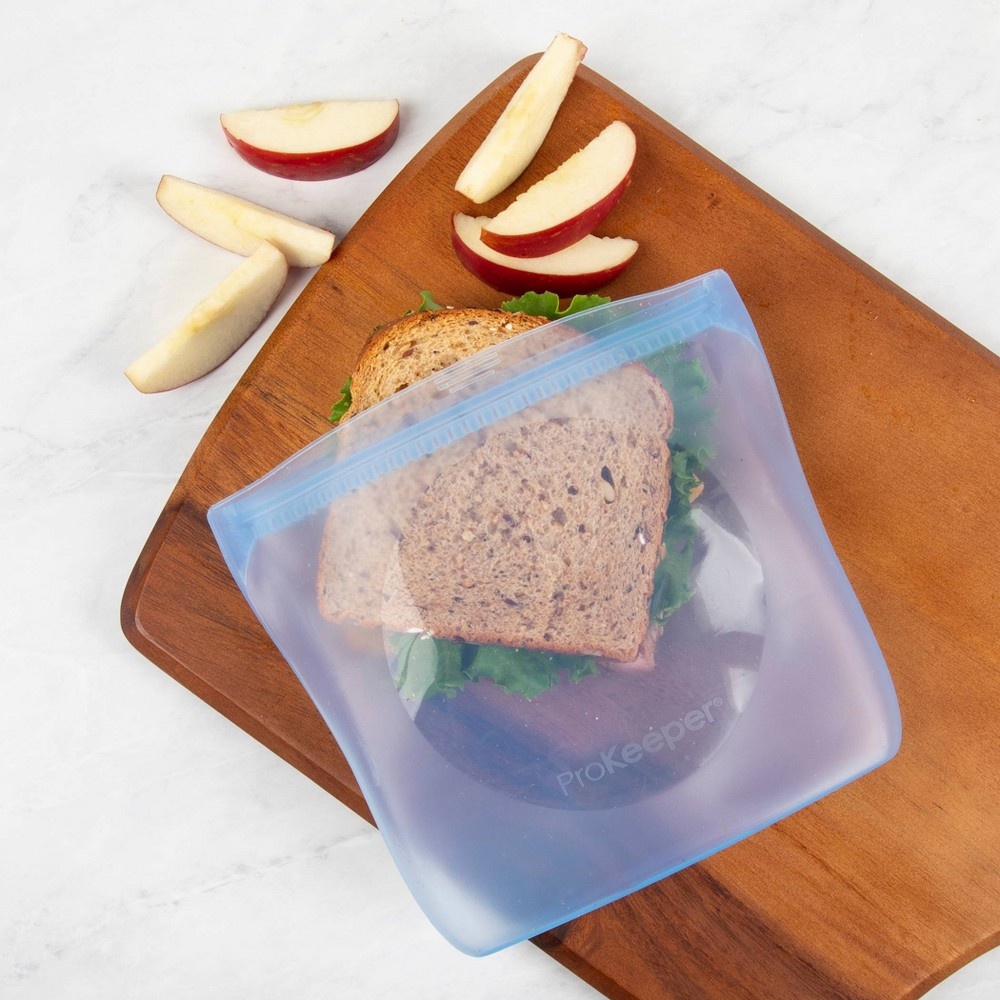 slide 3 of 7, Progressive Sandwich Bag - Midday Blue, 1 ct