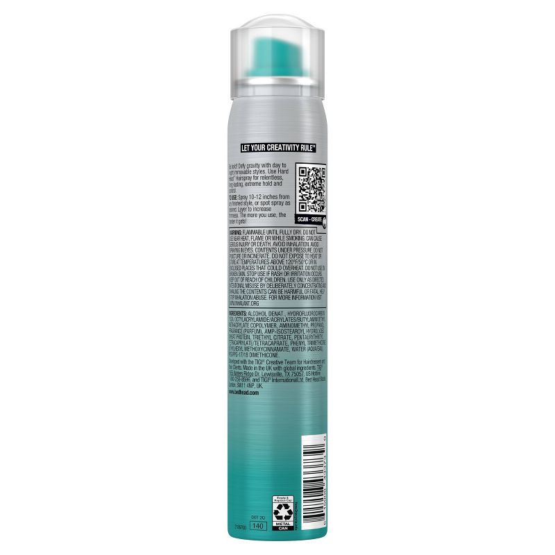 slide 3 of 3, TIGI Bed Head Mini Hard Head Extreme Hold Hairspray - 3oz, 3 oz