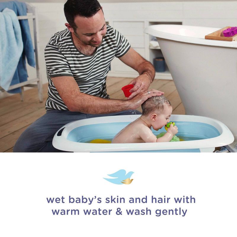 slide 4 of 12, Baby Dove Calming Moisture Baby Body Wash & Shampoo, Hypoallergenic and Tear-Free - 20 fl oz, 20 fl oz