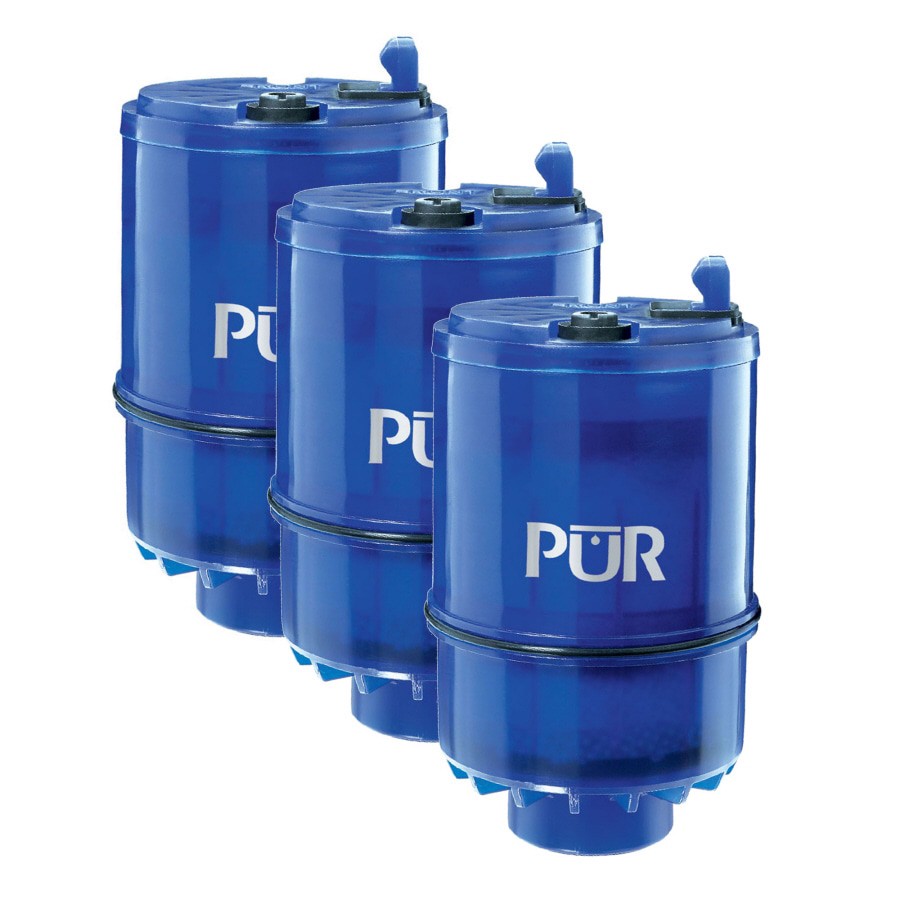 slide 1 of 6, PUR MineralClear Faucet Mount 9-Months Replacement Filter 3 -Pack, 1 ct