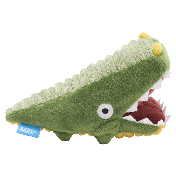 slide 1 of 1, BARK Crikey Crocodile Plush Pet Toy, 1 ct