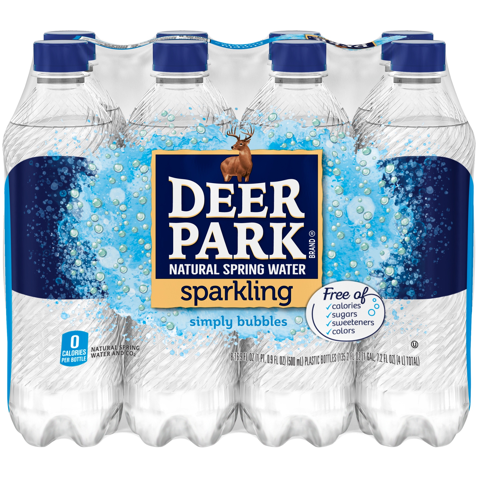 slide 4 of 6, Deer Park Regular Mineral Water / Bottles, 8 ct; 16.9 fl oz
