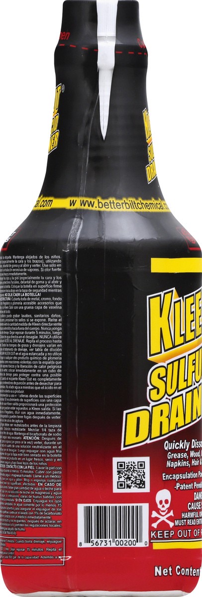 slide 2 of 10, Kleen Out Sulfuric Acid Drain Opener 32 oz, 32 oz