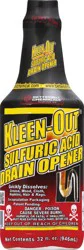 Kleen Out Sulfuric Acid Drain Opener 32 oz