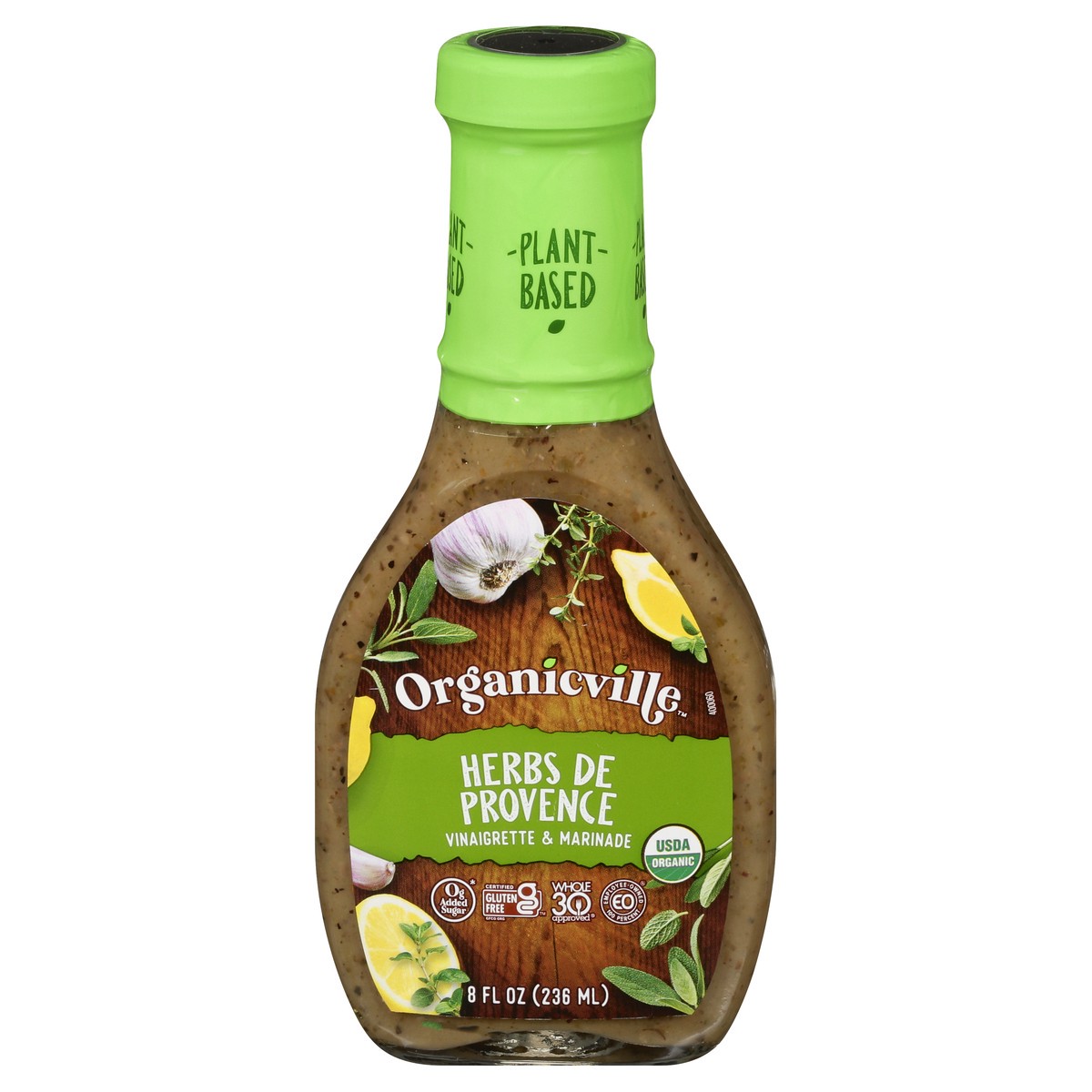 slide 1 of 13, Organicville Herbs De Provence Vinaigrette & Marinade 8 oz, 8 oz