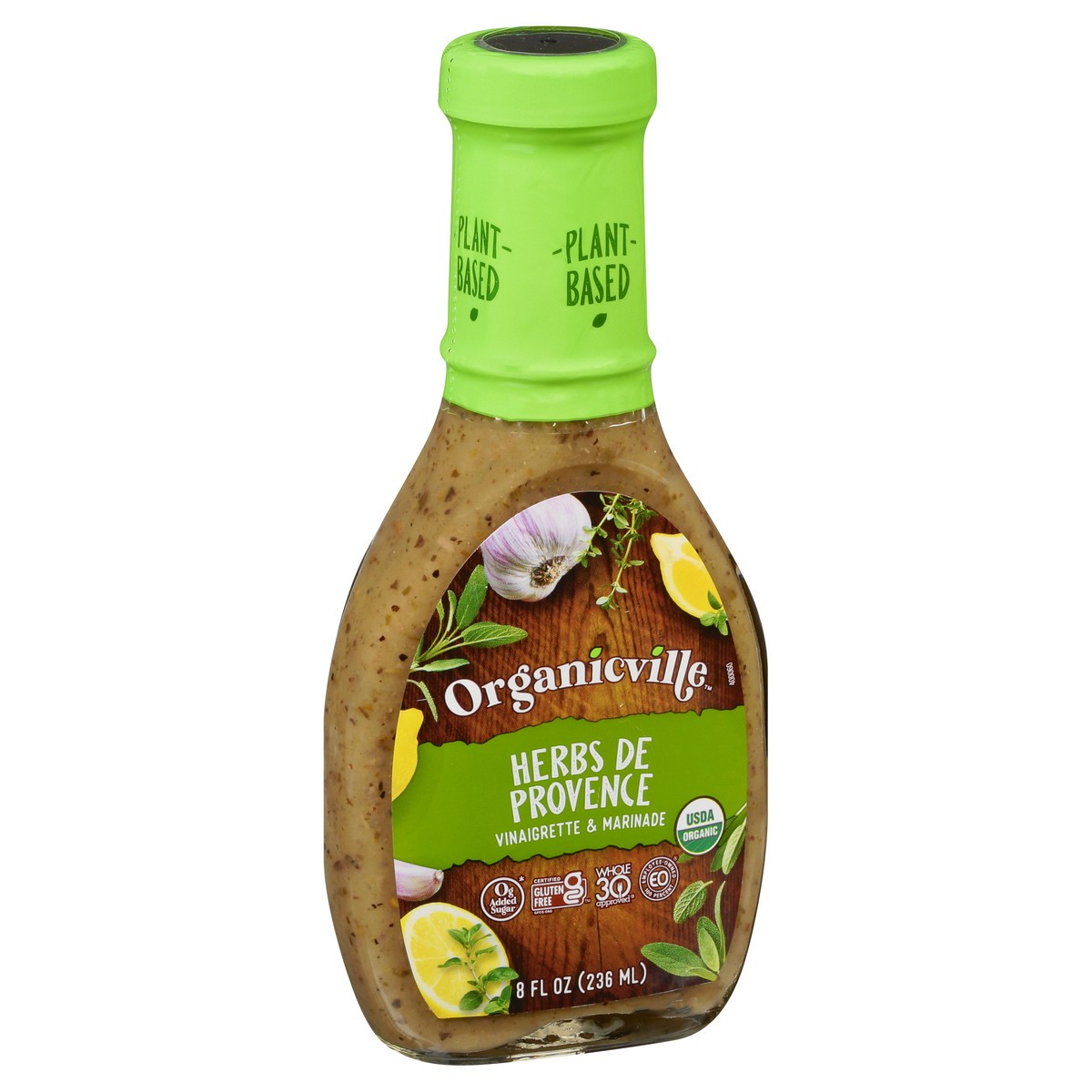 slide 3 of 13, Organicville Herbs De Provence Vinaigrette & Marinade 8 oz, 8 oz