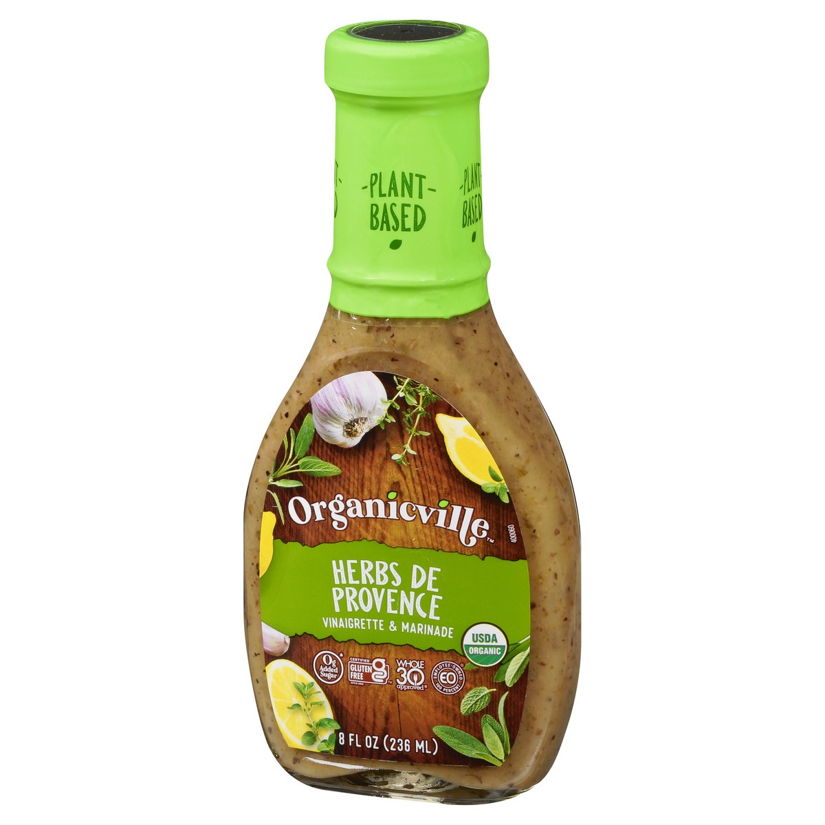 slide 9 of 13, Organicville Herbs De Provence Vinaigrette & Marinade 8 oz, 8 oz