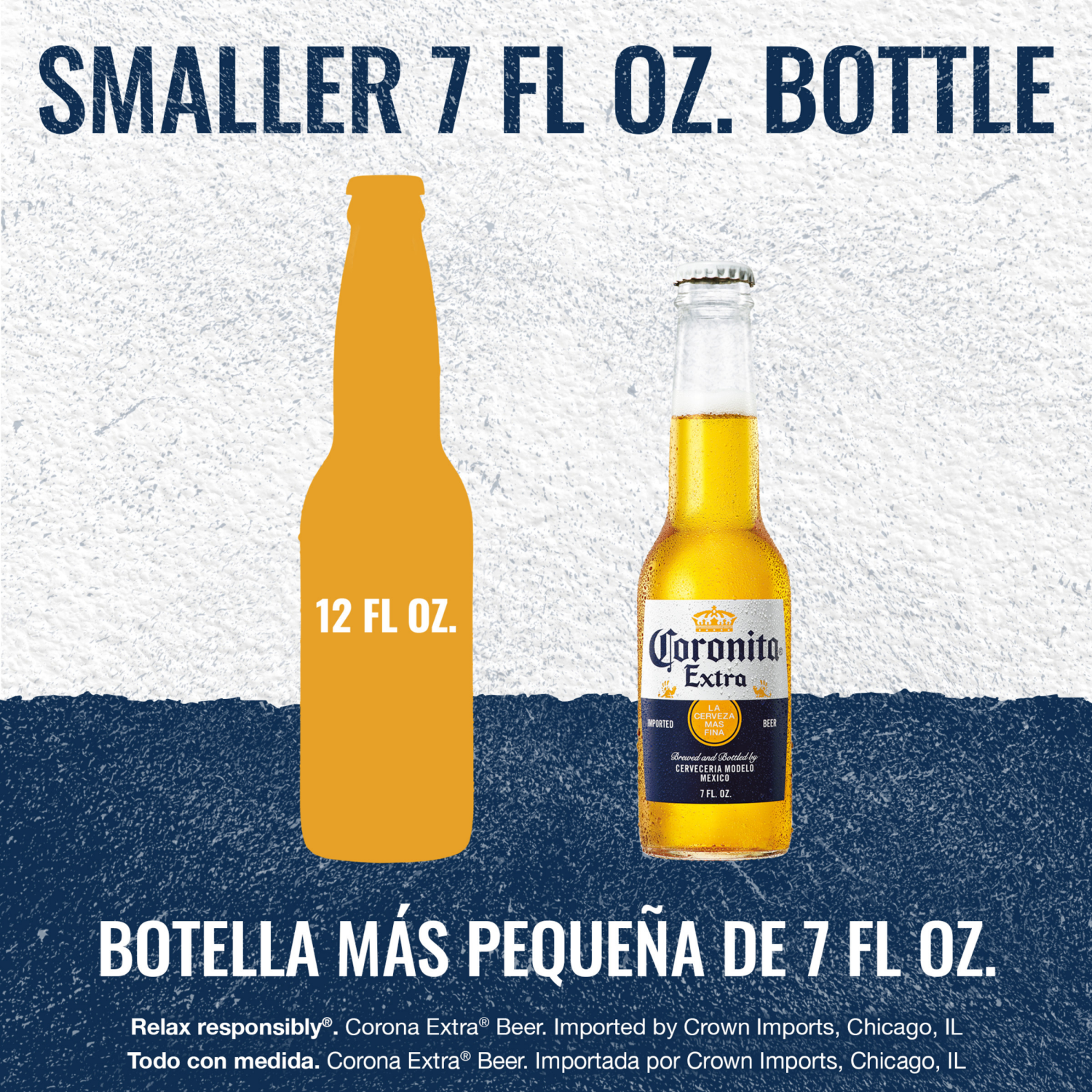 slide 3 of 8, Coronita Extra Corona Extra Coronita Mexican Lager Beer, 24 pk 7 fl oz Bottles, 4.6% ABV, 24 ct