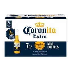 Coronita Extra Corona Extra Coronita Mexican Lager Beer, 24 pk 7 fl oz Bottles, 4.6% ABV