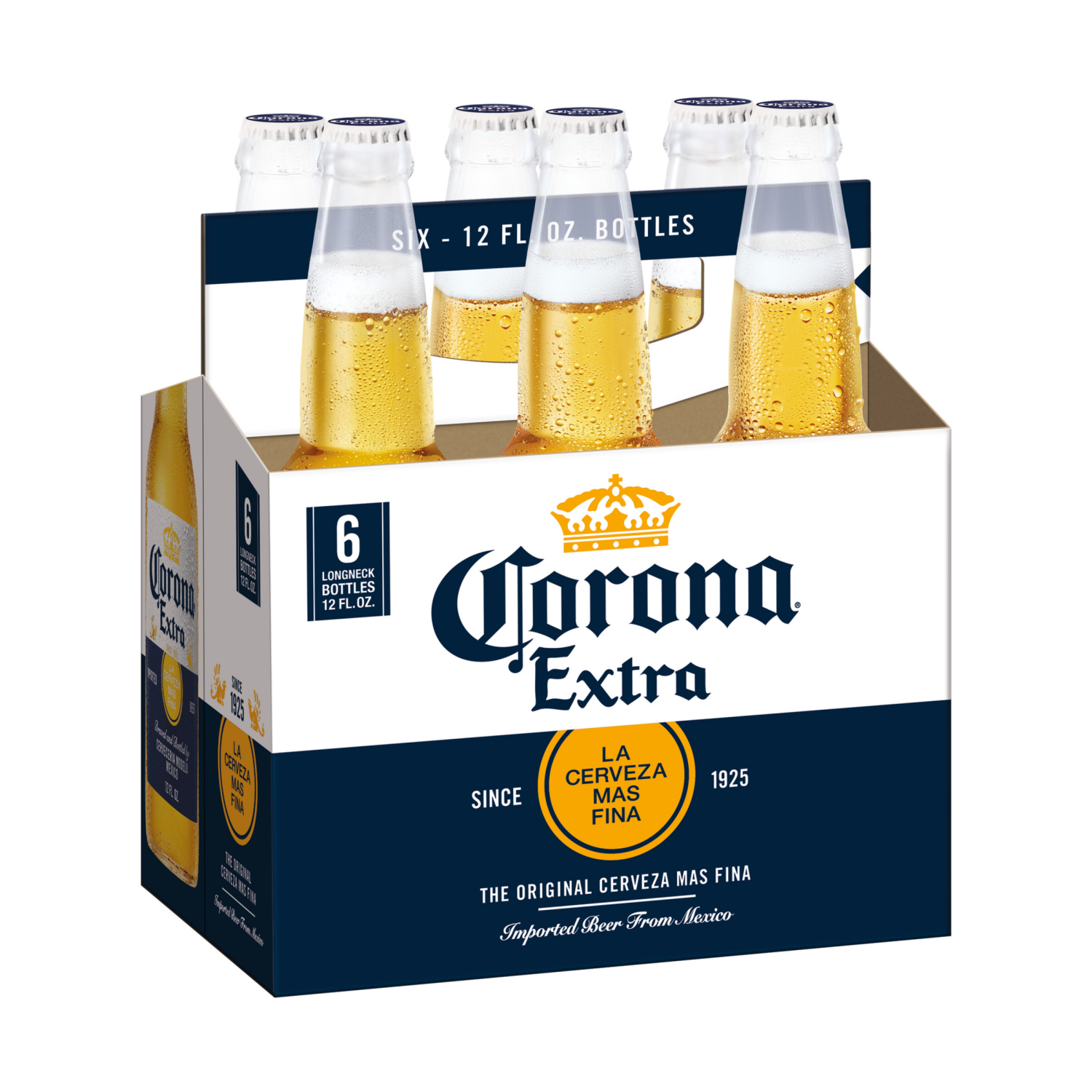 slide 4 of 8, Corona Extra Mexican Lager Beer, 6 pk 12 fl oz Bottles, 4.6% ABV, 6 ct