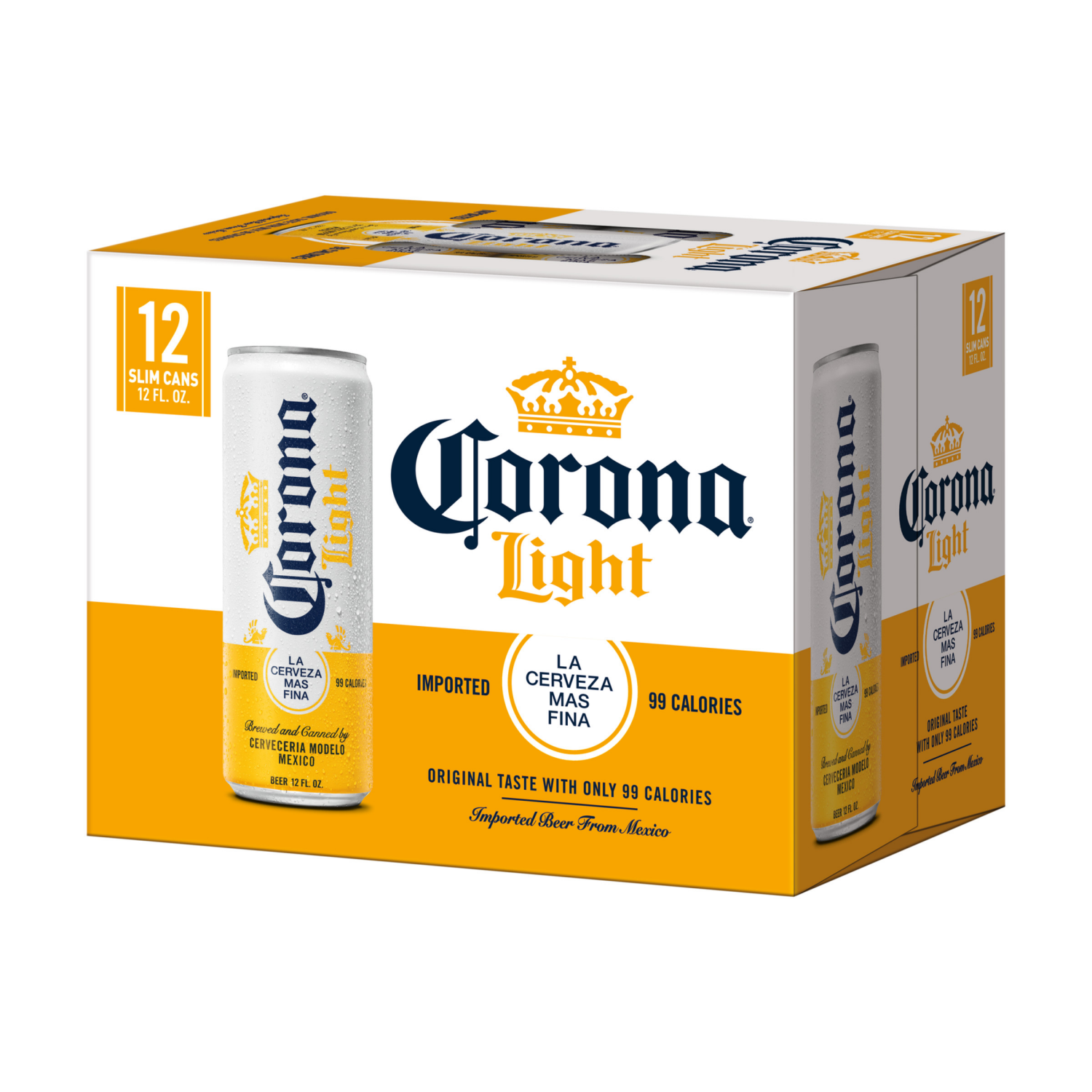 slide 7 of 7, Corona Light Mexican Lager Import Light Beer, 12 ct; 12 fl oz
