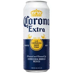 Corona Extra Mexican Lager Beer, 24 fl oz Can, 4.6% ABV