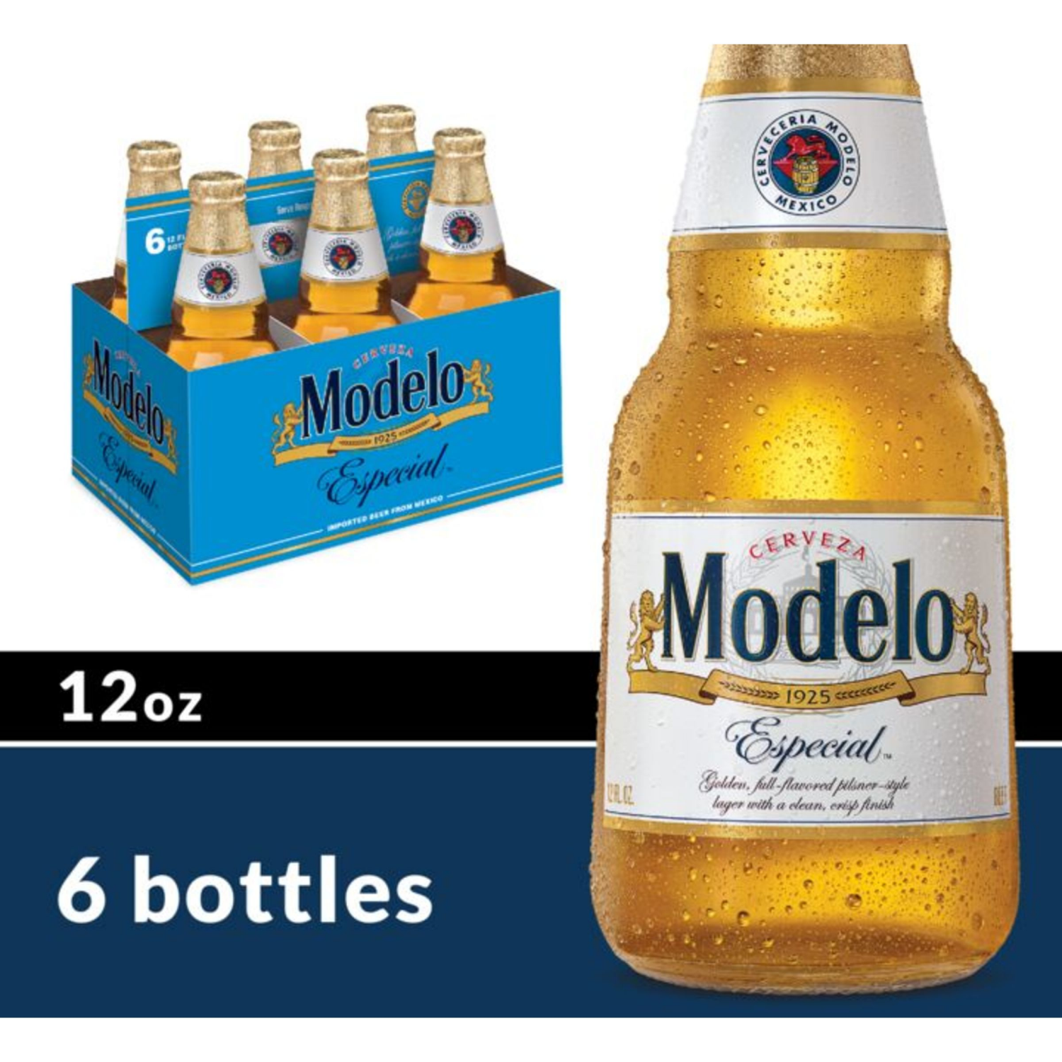 slide 4 of 5, Modelo Especial Mexican Lager Import Beer, 6 ct
