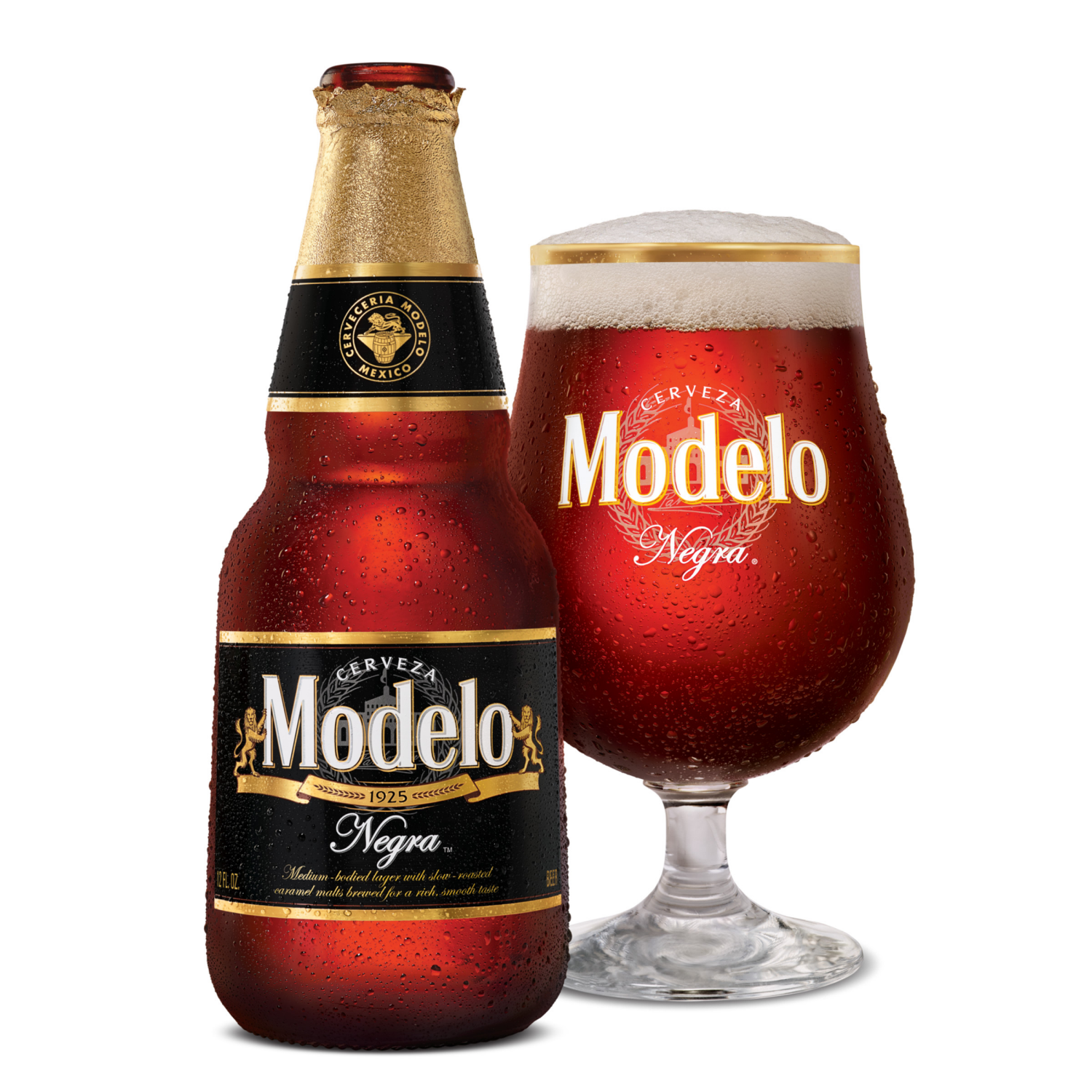 slide 3 of 8, Modelo Negra Amber Lager Mexican Import Beer, 6 ct