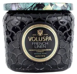 Voluspa French Linen Petite Jar Candle