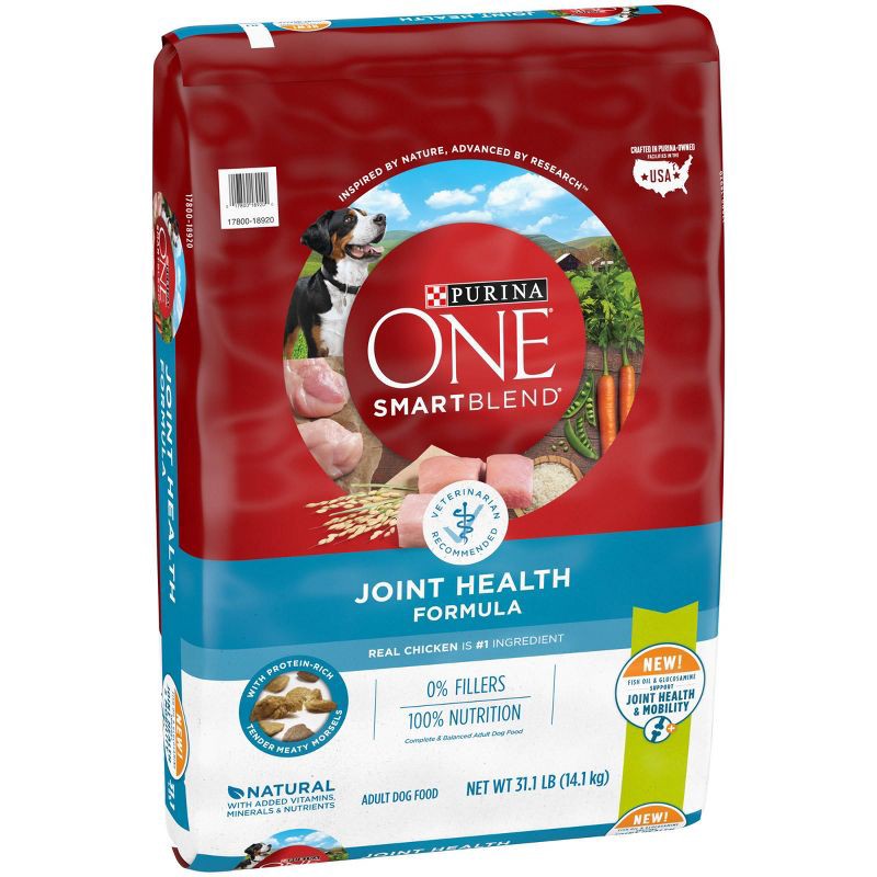 slide 4 of 7, Purina ONE +Plus Joint Health Natural Chicken Flavor Dry Dog Food - 31.1lbs, 31.1 lb