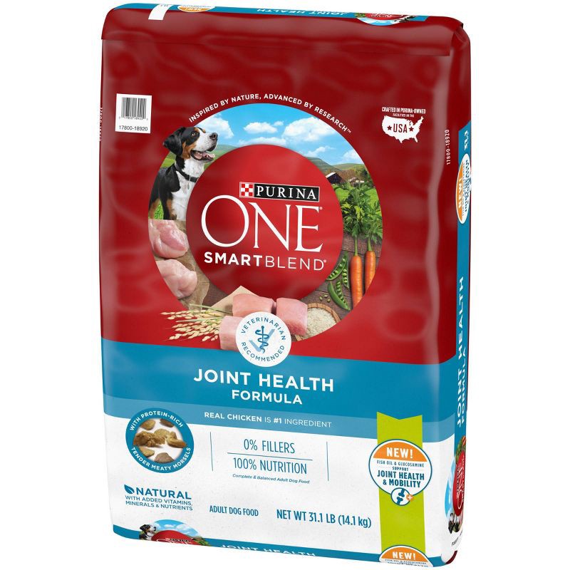 slide 6 of 7, Purina ONE +Plus Joint Health Natural Chicken Flavor Dry Dog Food - 31.1lbs, 31.1 lb