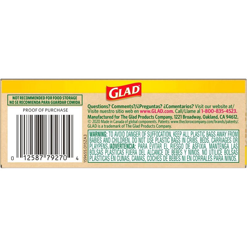 slide 12 of 13, Glad Compost Trash Bags - Unscented - 22ct, 22 ct